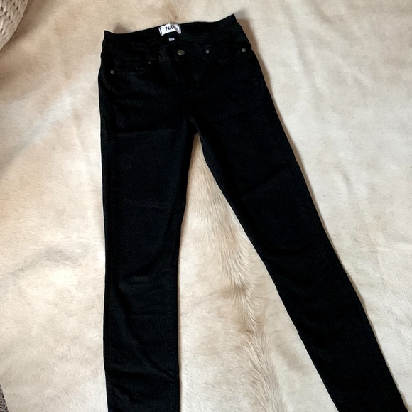 Paige BLACK Stretch “Verdugo Ultra SKINNY” Jeans - Picture 1 of 12